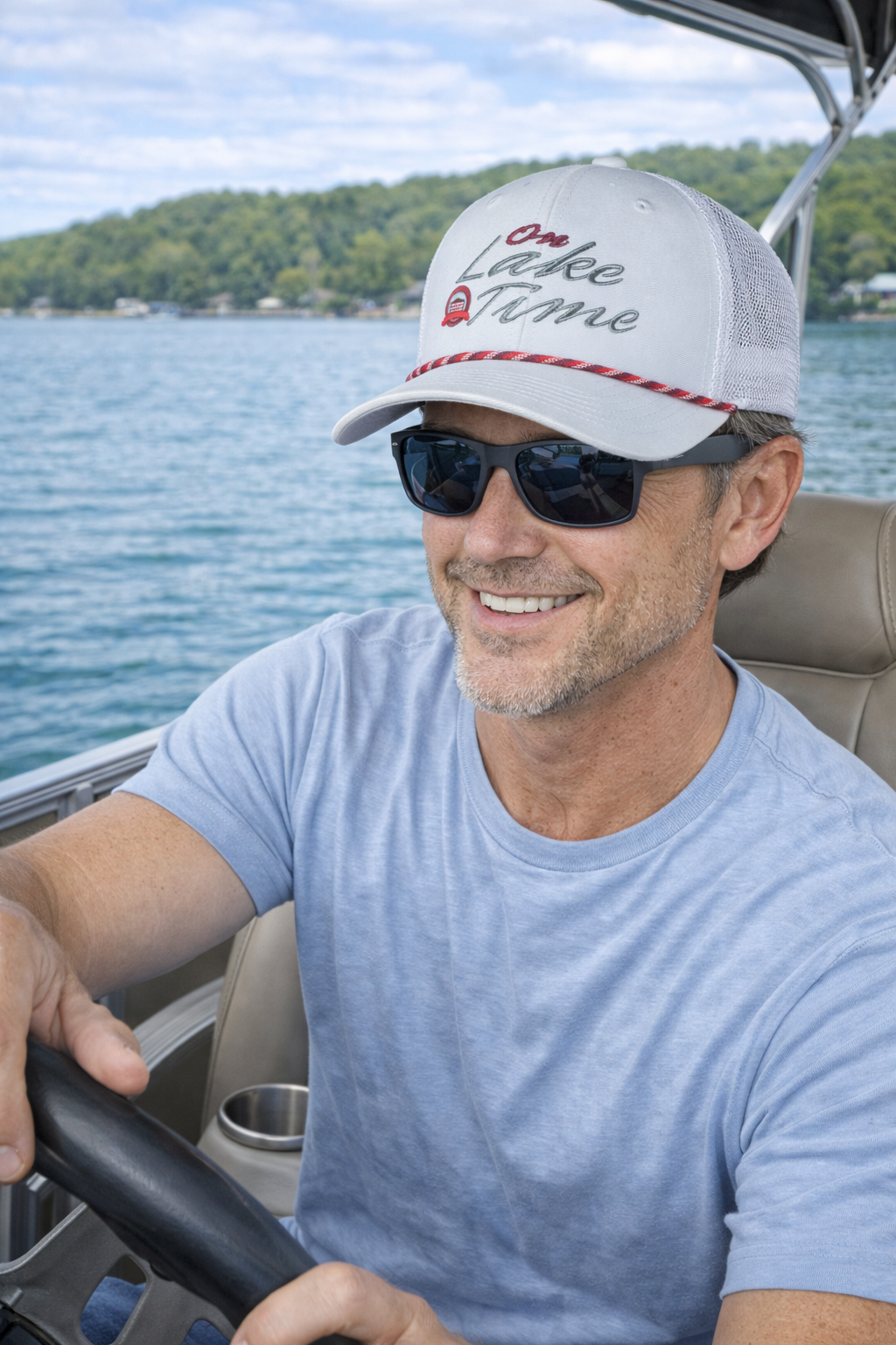 On Lake Time Trucker Hat
